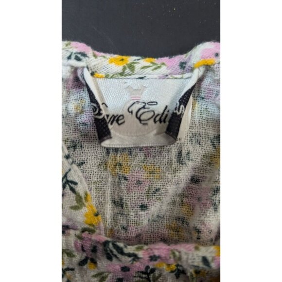 Rare Editions 2-Piece Floral Pajama Set -  Girls size 7 top and bottom - Picture 6 of 8